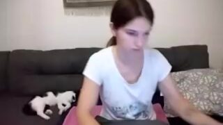 Geile-Luna naked stripping on cam for live sex video chat