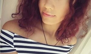 ImAna naked before webcam in live video chat
