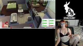 GrungeBunny naked stripping on cam for live sex video chat
