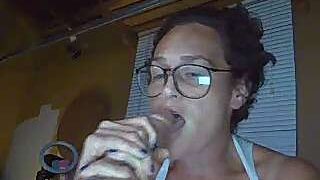 Hiswifie naked stripping on cam for live sex video chat
