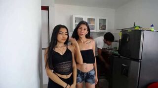 SexX_Threesom naked stripping on cam for live sex video chat