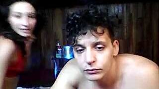 SexyBrCouple naked stripping on cam for live sex video chat